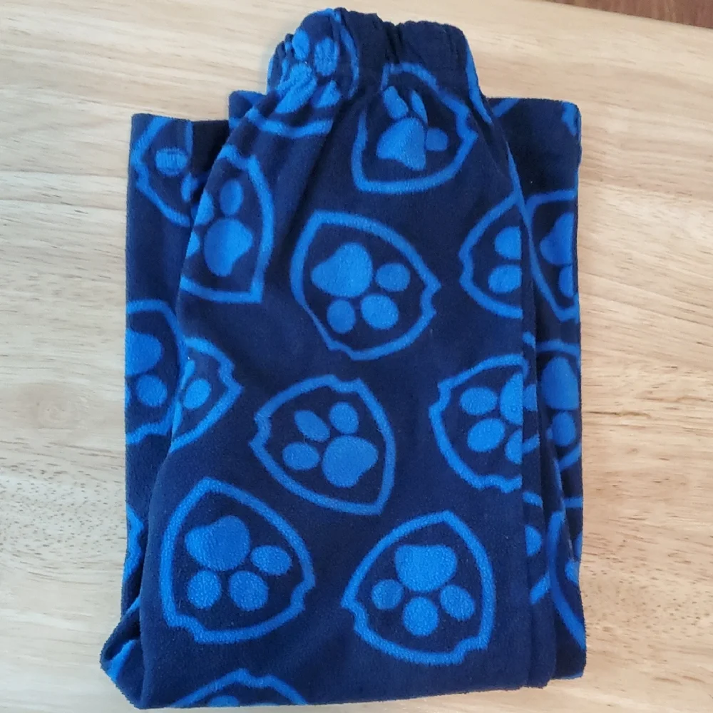 Sale Blue Paw Patrol 🌻 Fleece Pajama Bottoms 4T